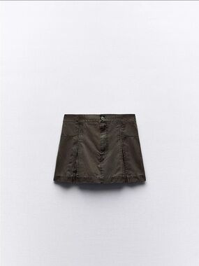 Zara Brown Women's Shorts Skort